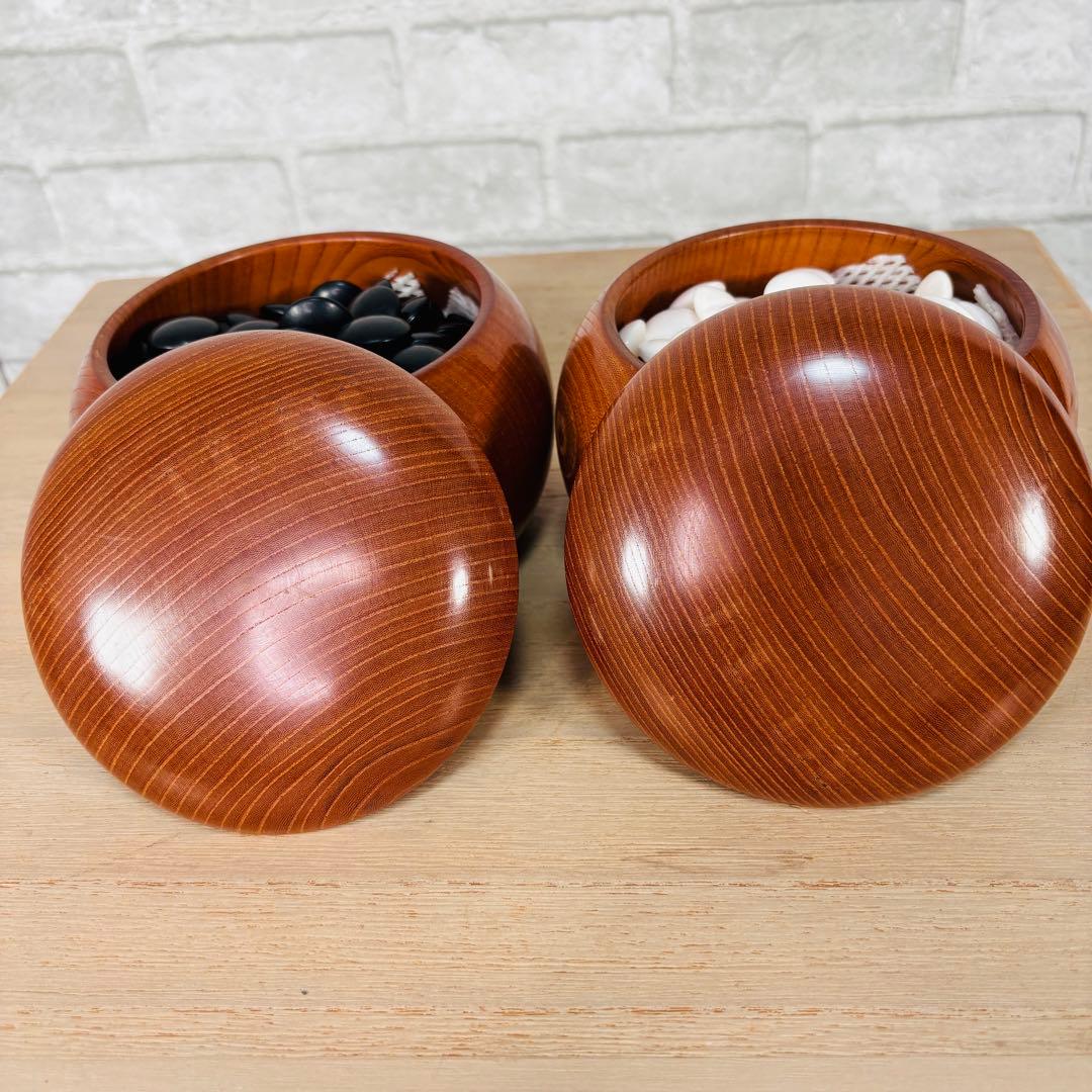 蛤碁石　雪印 35号　181個　那智黒　194個　欅碁笥