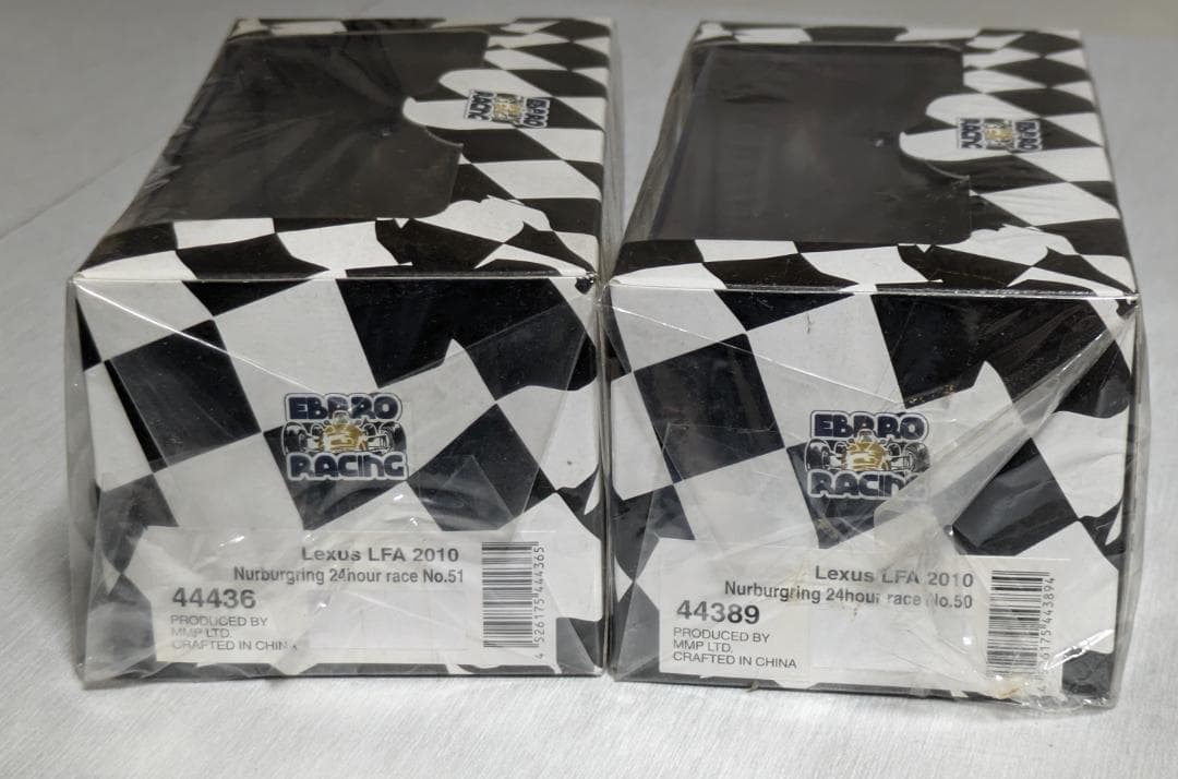希少 エブロ 1/43 LEXUS LF-A ニュル24時間 2010 2台