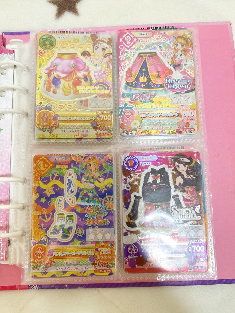 アイカツカード バインダー，カード約355枚まとめ売り