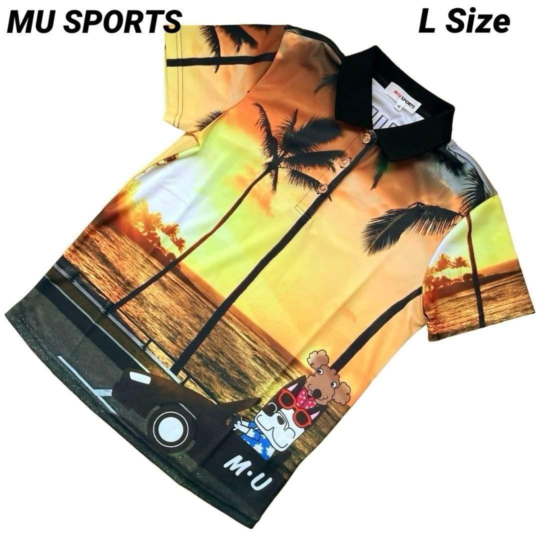 【未着用】 MU SPORTS レディース 半袖 ポロシャツ 40