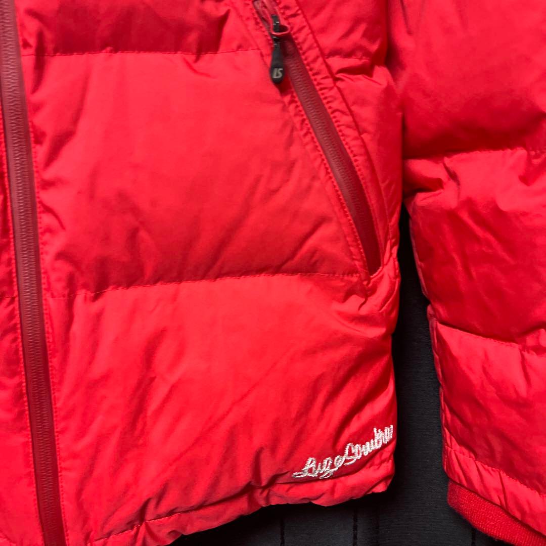 ルースイソンブラ　フード付きダウンジャケット 赤