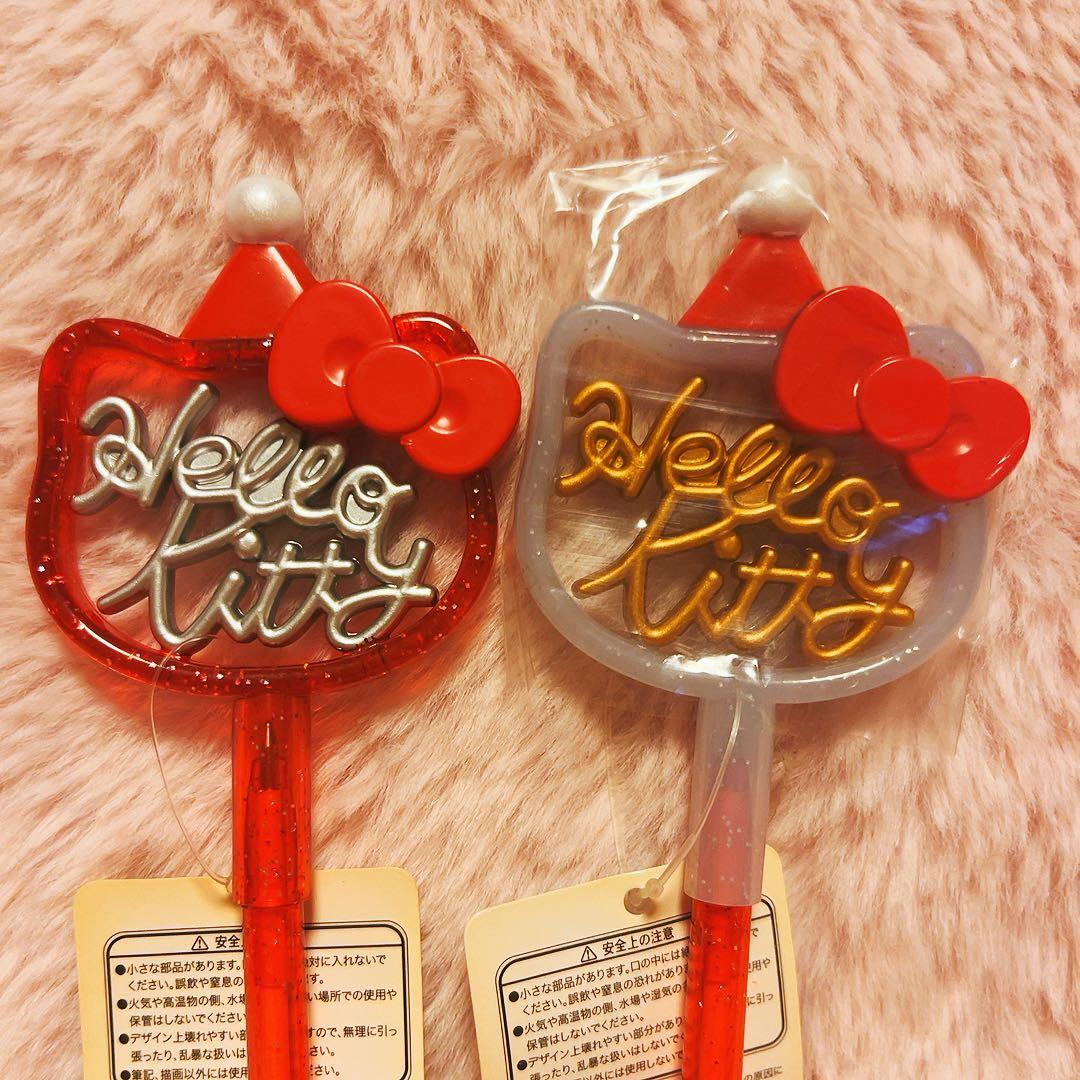 希少レア　ハローキティ　クリスマス　ボールペン　2007 サンリオ　平成レトロ