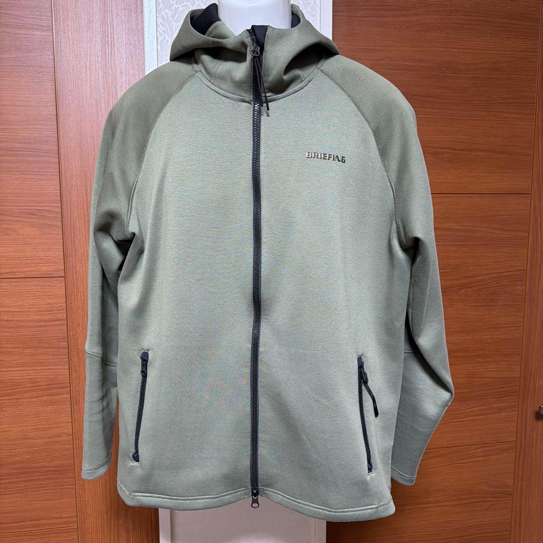 ブリーフィングゴルフ WARM 3Dロゴパーカー L