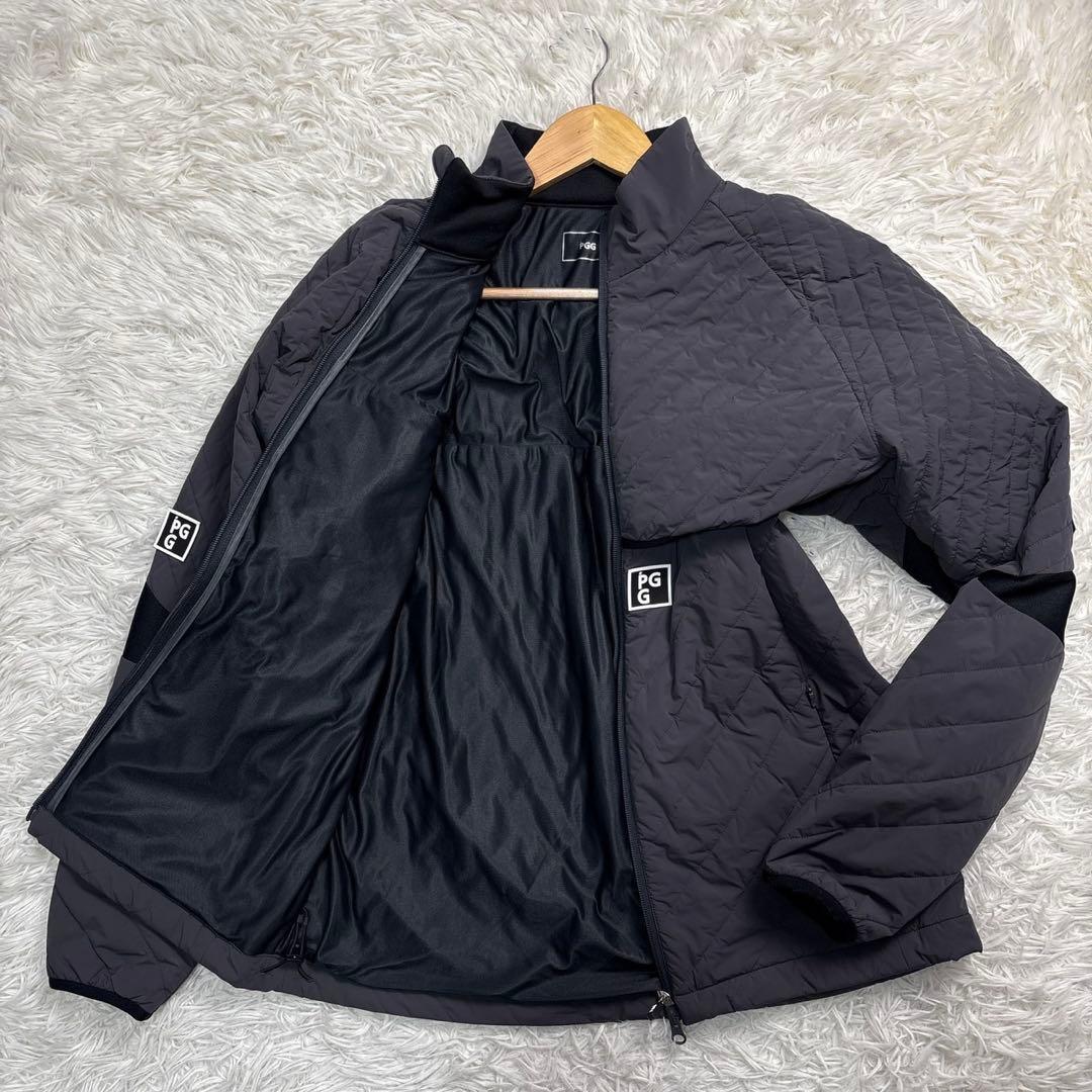 近年モデル⭐️パーリーゲイツ ジャケット スニード L ブラック ゴルフ 防風