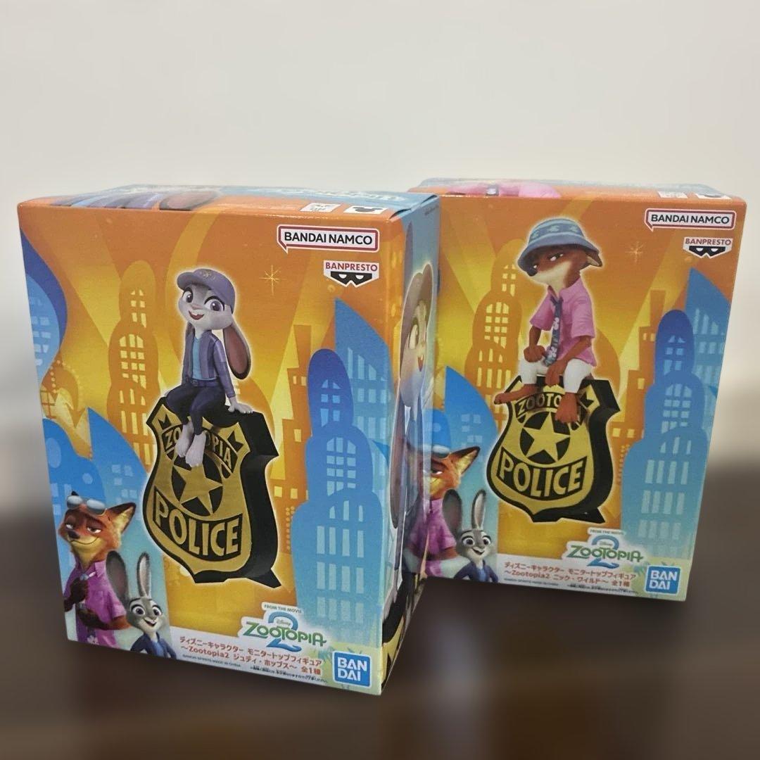 べ*ー様 ズートピア2 モニタートップ フィギュア コンセプトフィギュア　5点