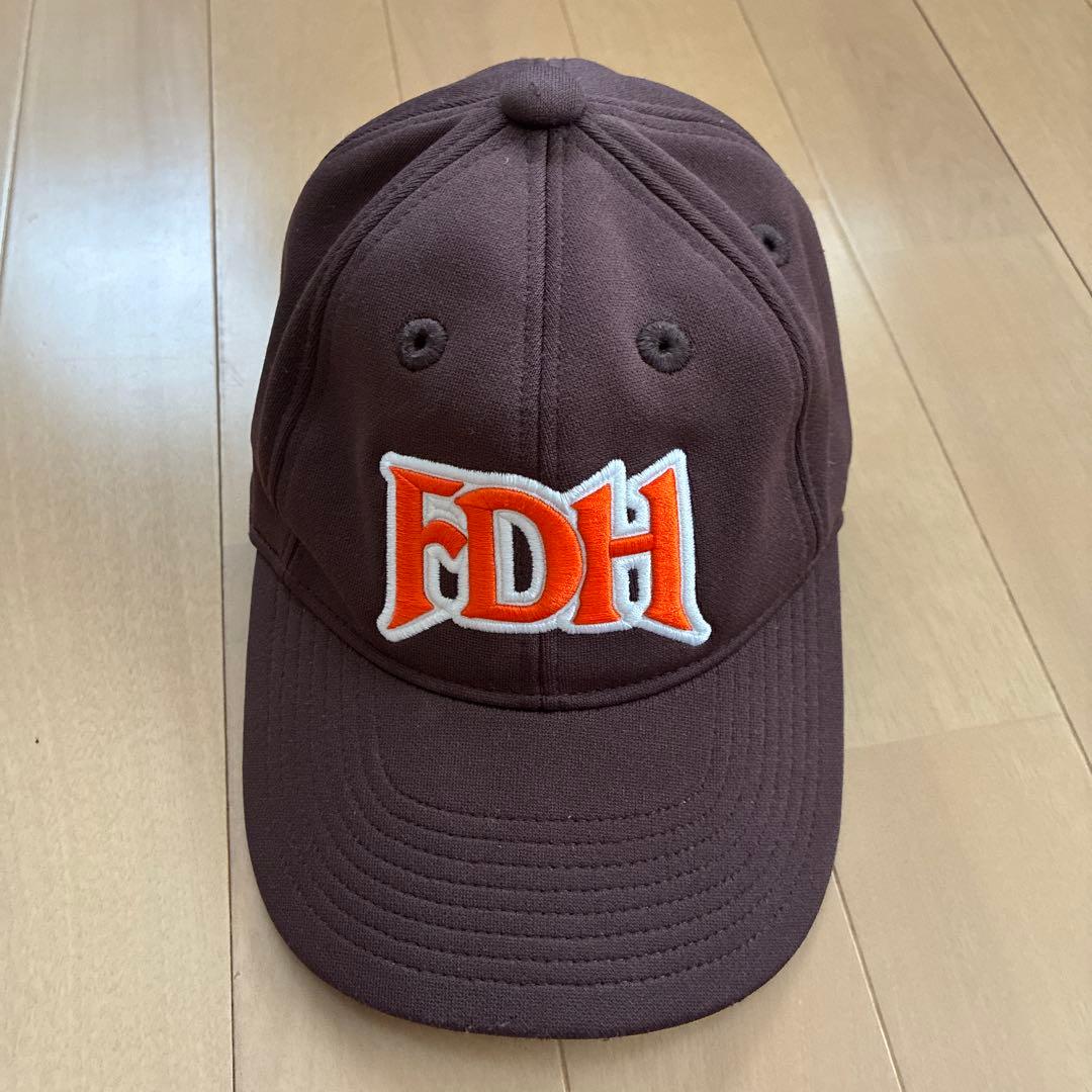 FDHロゴ刺繍ブラウンキャップ
