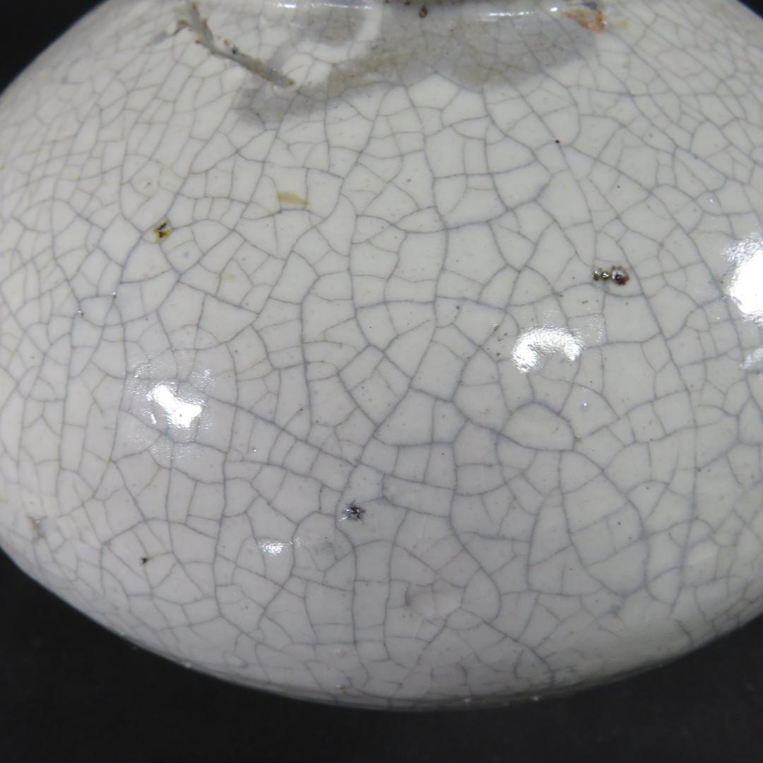 唐津 水指 水差 絵粉引き 七代目 江口宗山 茶道具 茶の湯 共箱 木箱