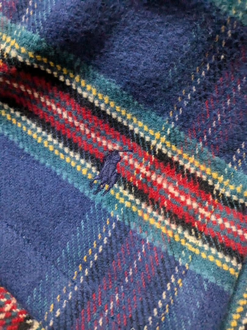 【新品未使用】ラルフローレン　ハーフ コットン ブランケット