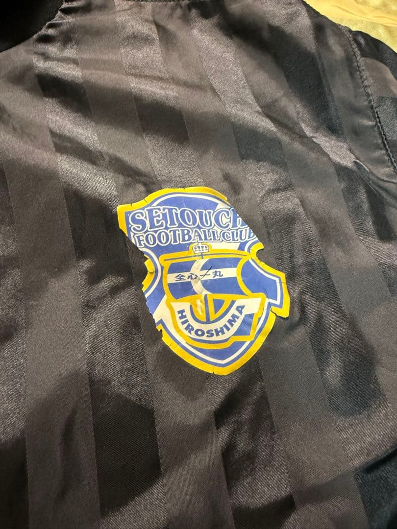 瀬戸内高校サッカー部　黒金ピステ上下セット