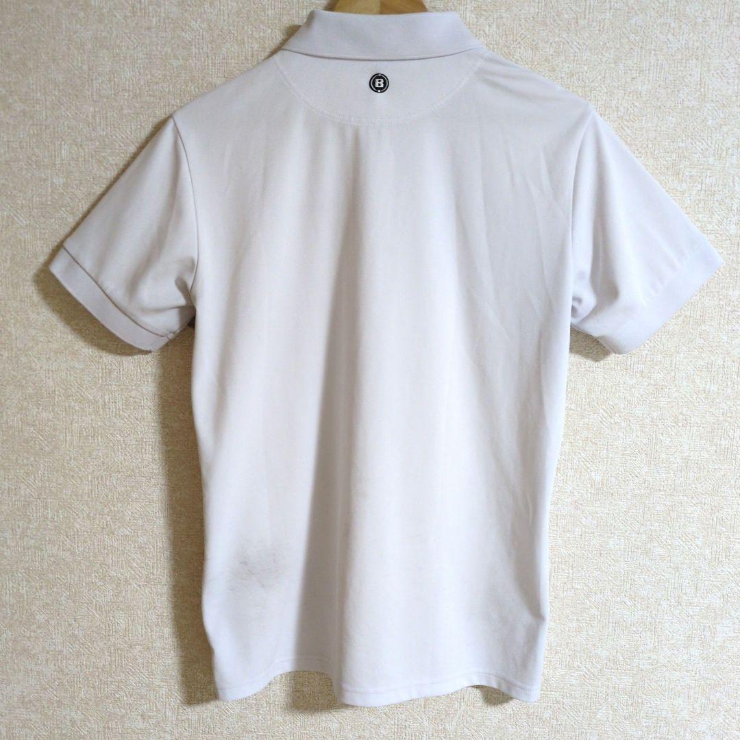 ブリーフィングゴルフ 刺繍 ロゴ ポロシャツ ゴルフウェア 白 L
