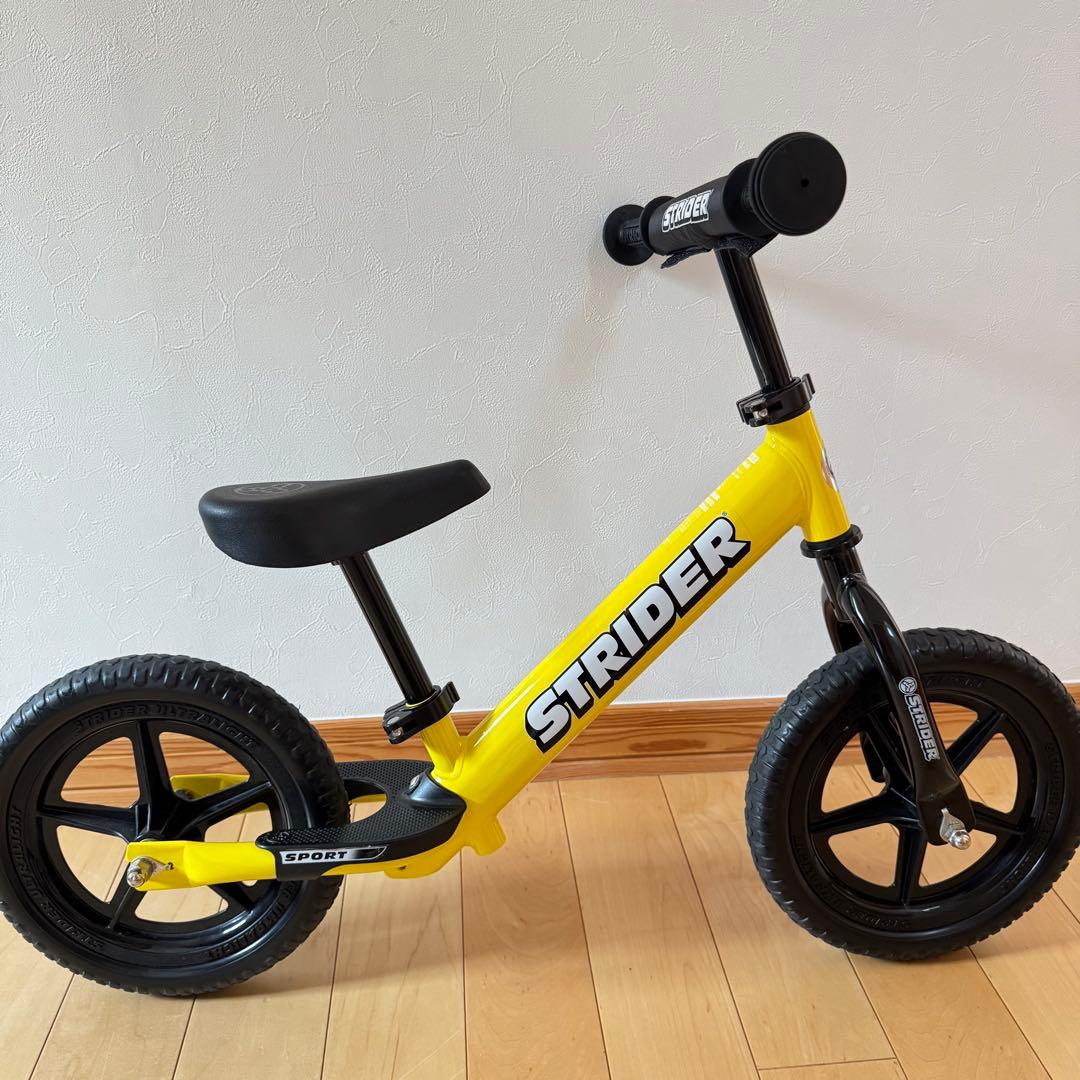 【美品】ストライダー スポーツ 12インチ イエロー 説明書付