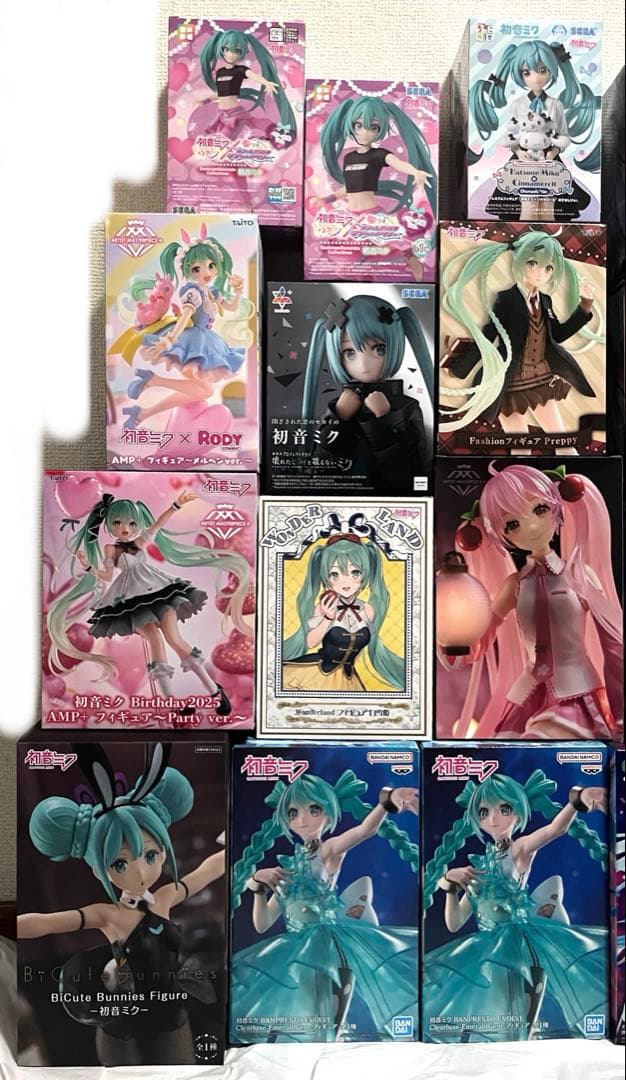 初音ミク フィギュア AMP ぬースト 等 まとめ売り 20点セット ⑻