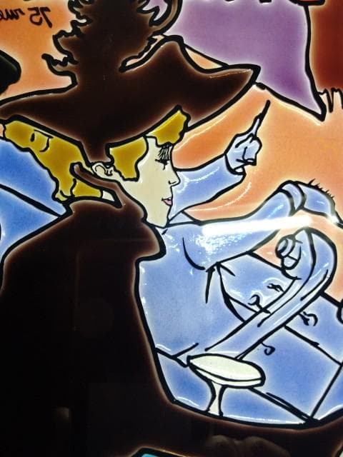 ロートレック ディヴァン ジャポネ ガラスボード