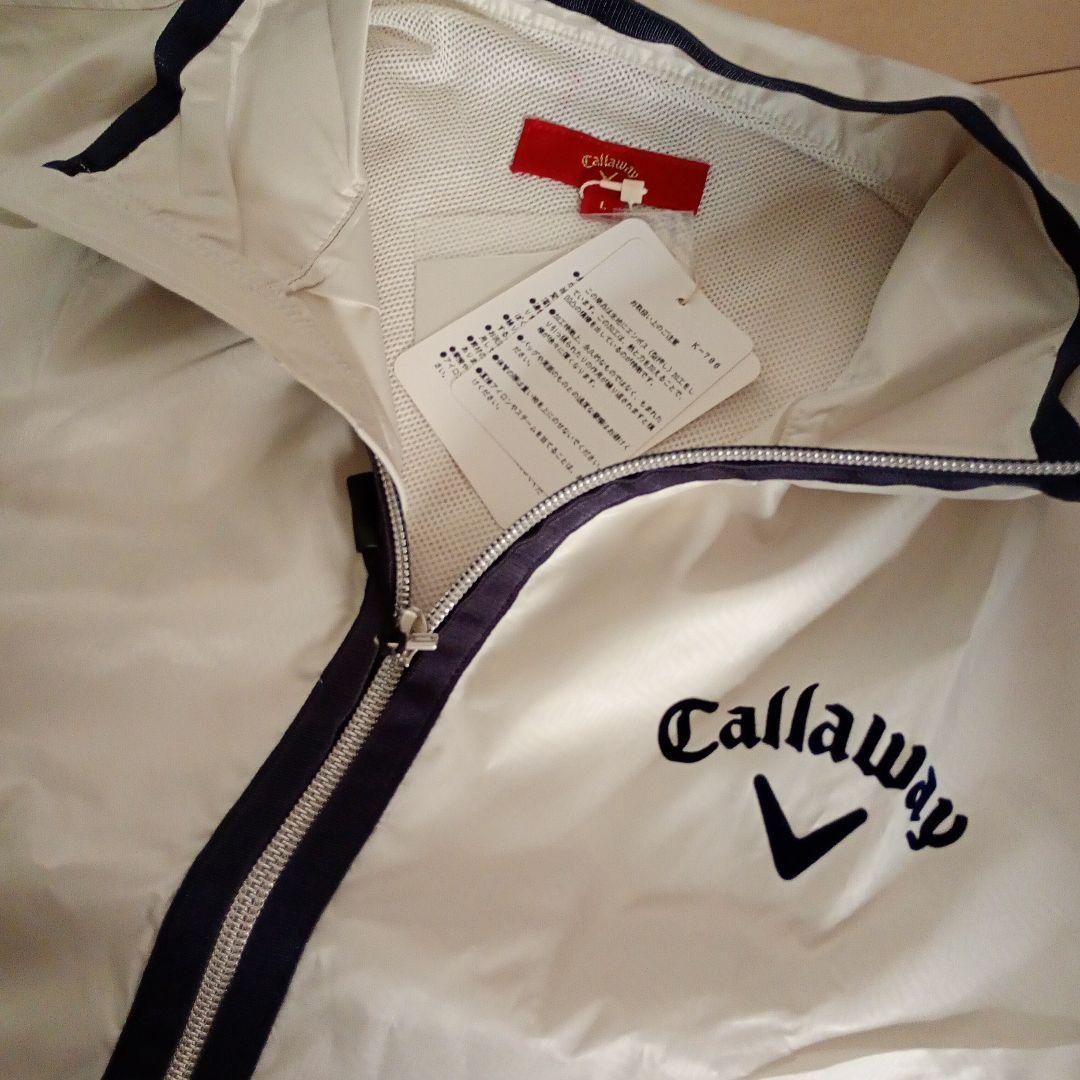 Callaway ホワイト ジャケット Lサイズレッドレーベル