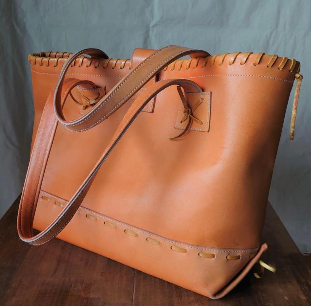 久保田スラッガー レザートートバッグ