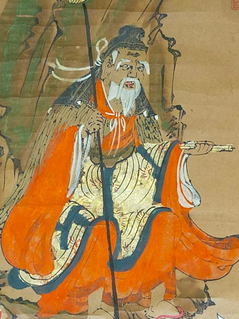 ♥木版画　東南院　掛軸　掛け軸　骨董品　寺院　仏閣　浮世絵