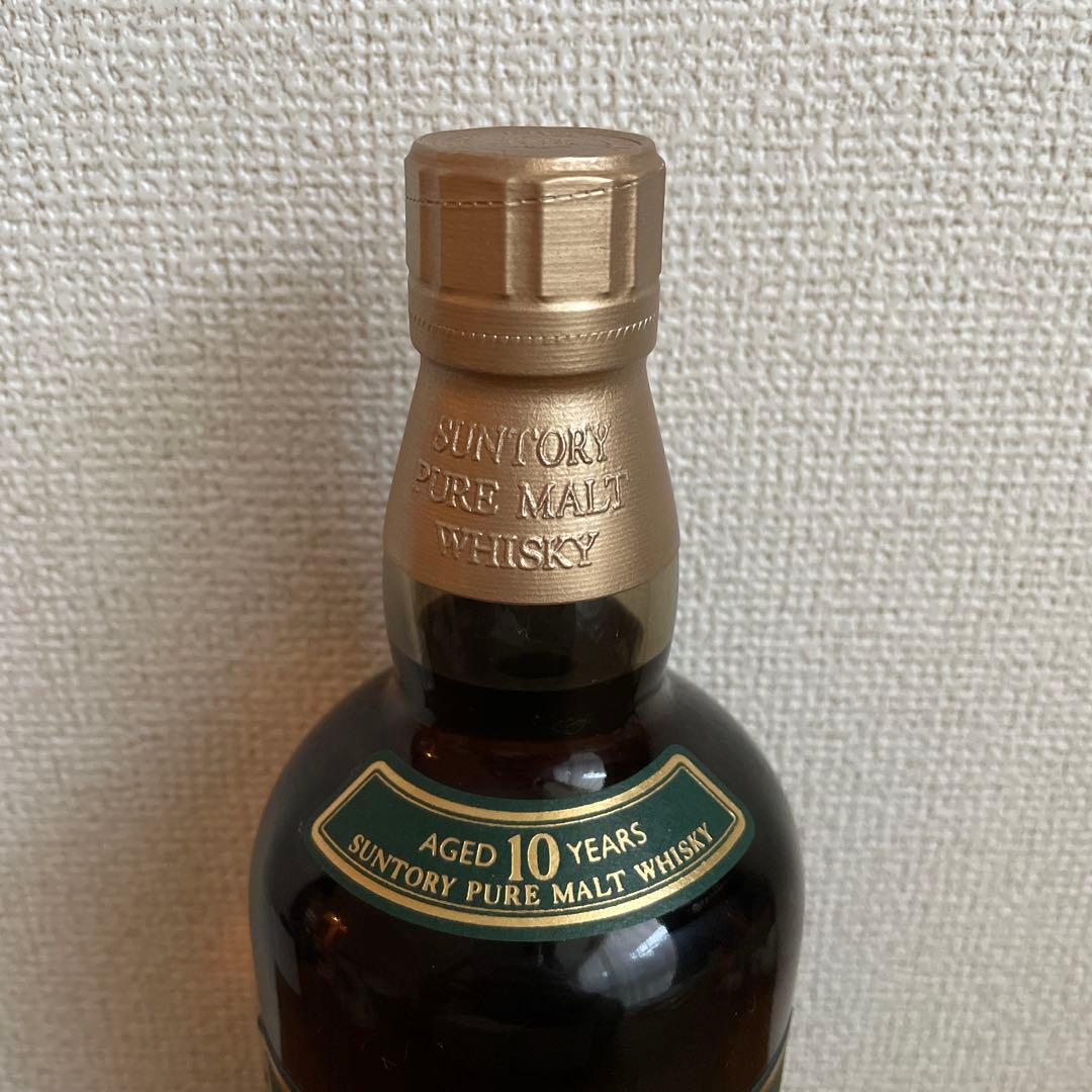 サントリー 山崎10年 ピュアモルトウイスキー　グリーンラベル　750 1995