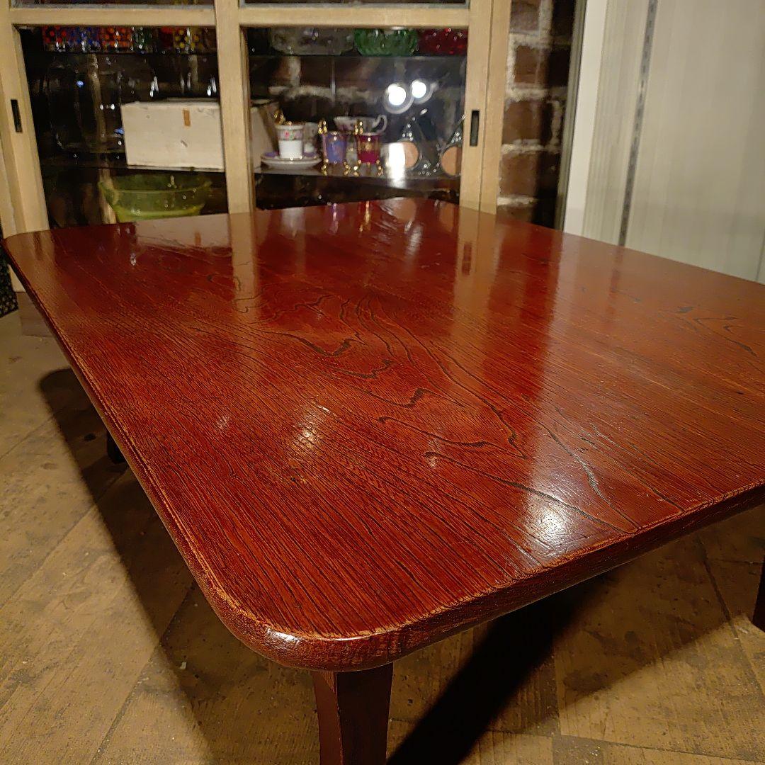 希少サイズ　特大　折りたたみテーブル　ちゃぶ台　ビンテージ　昭和レトロ