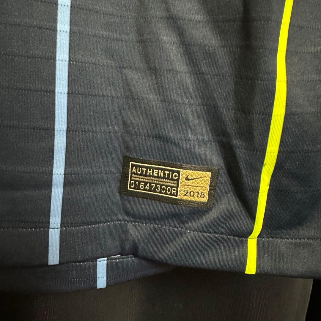 デブライネ　支給ユニフォーム　マンチェスターシティ　ベルギー代表　証明書付き