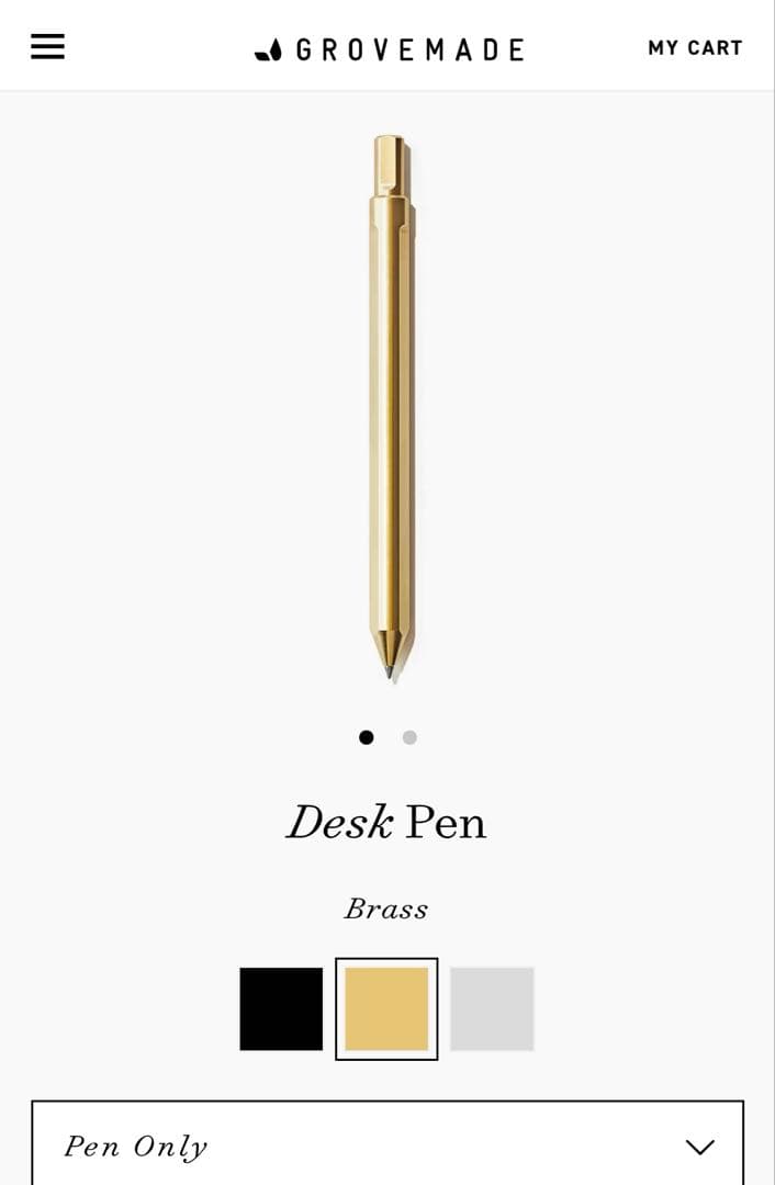 【GROVEMADE】Pen + Walnut Stand