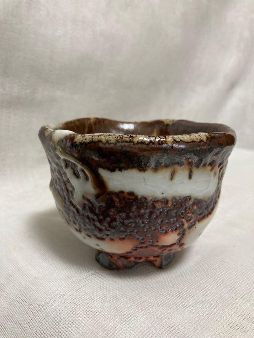 木戸貞昭／穴窯志野茶碗／A53