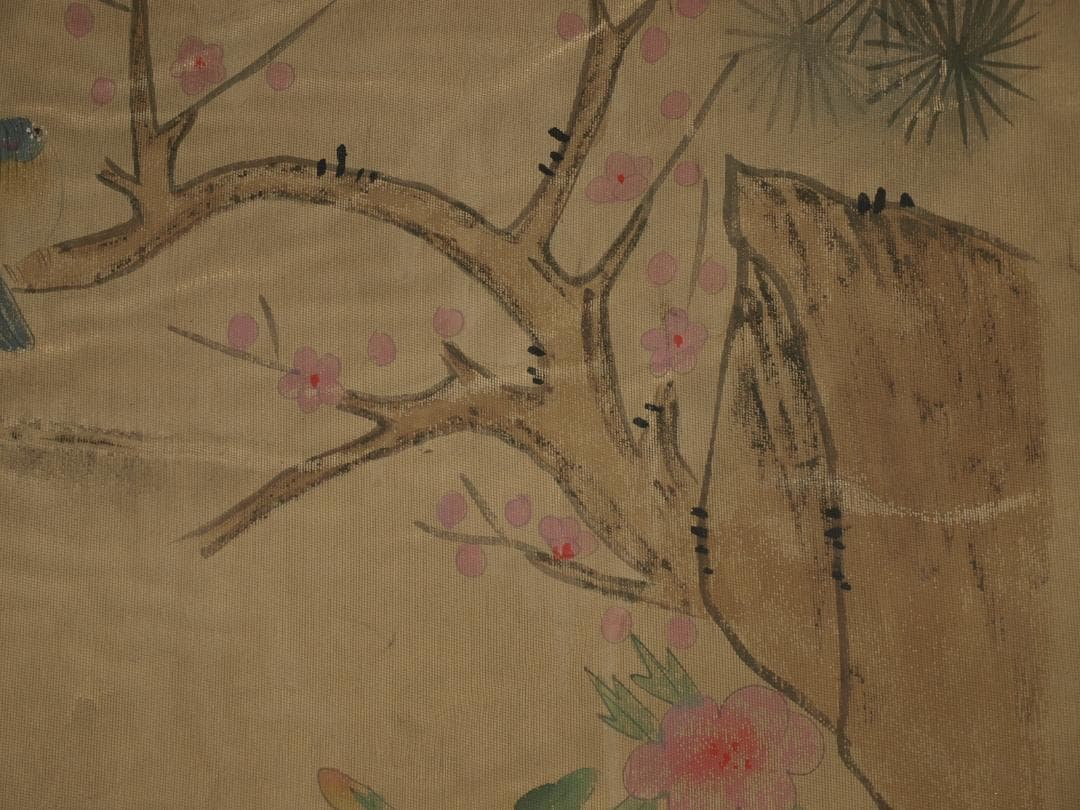 中国，南唐の掛軸　激安骨董品　肉筆保証　博物館保管品 BD306A12-2