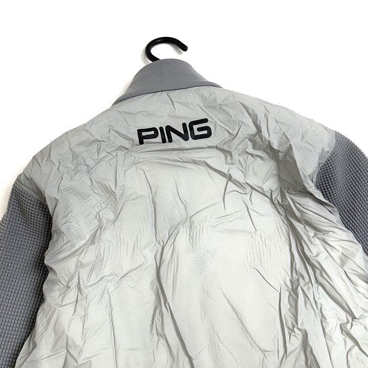 新品 PING ピン ゴルフ 高機能 ドッキング ブルゾン ジャケット 灰 L