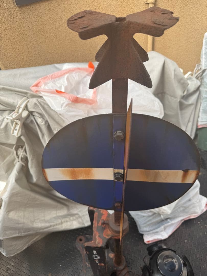 鉄道廃品 転轍標識灯/転轍機/標識燈/合図灯/信号灯/ジャンク品