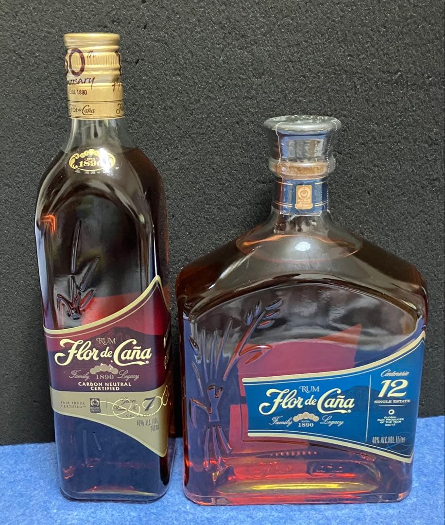 Flor de Cana 12年 7年2本セット　未開封　ラム　Rum 2