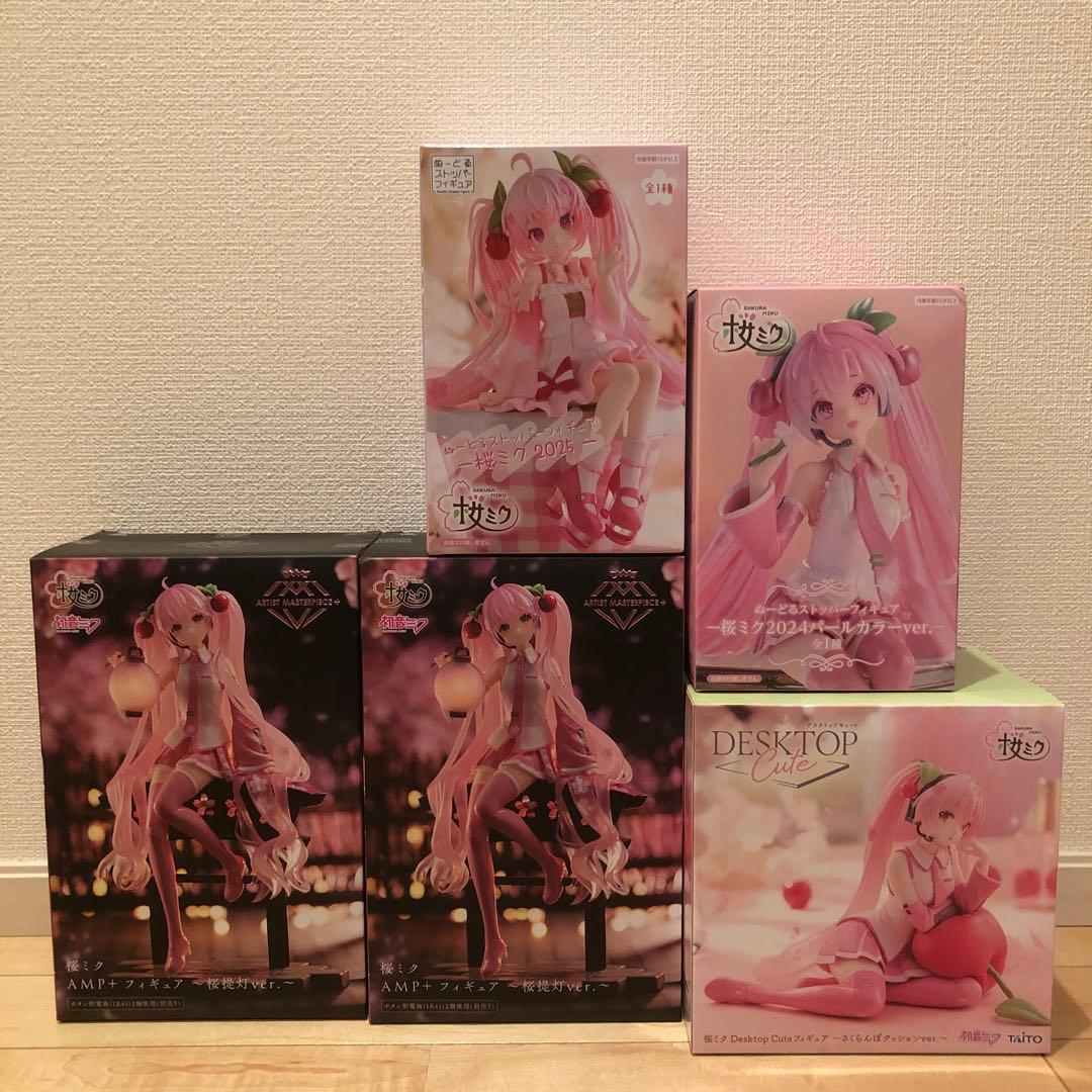桜ミクフィギュア5点セット