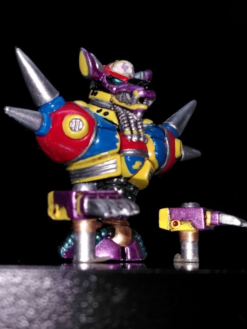 ロックマン フィギュア 消しゴム ロックマンX ウルフシグマ　塗装品