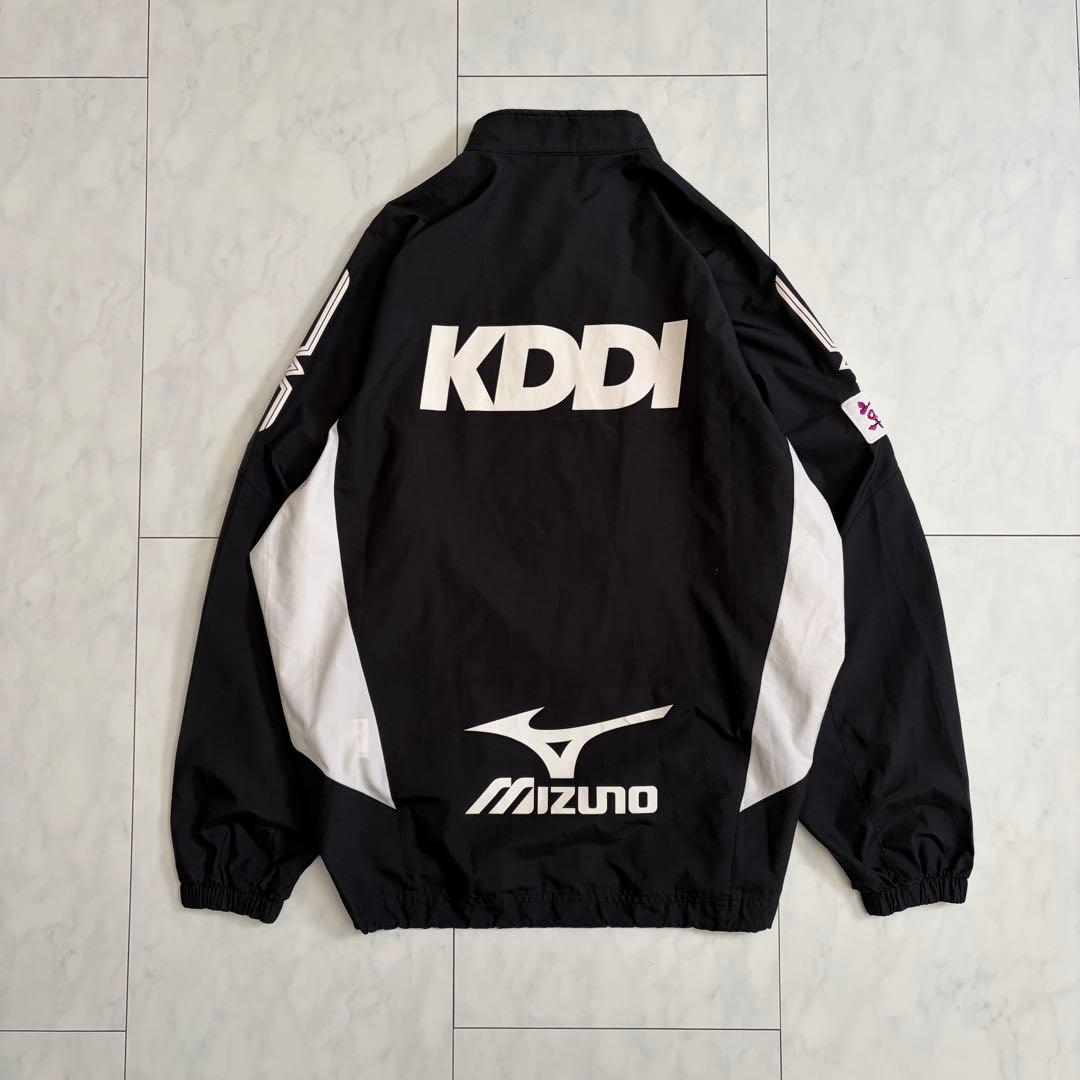 【非売品】ミズノ　ナイロンジャケット　選手支給品　京都パープルサンガ　00s L