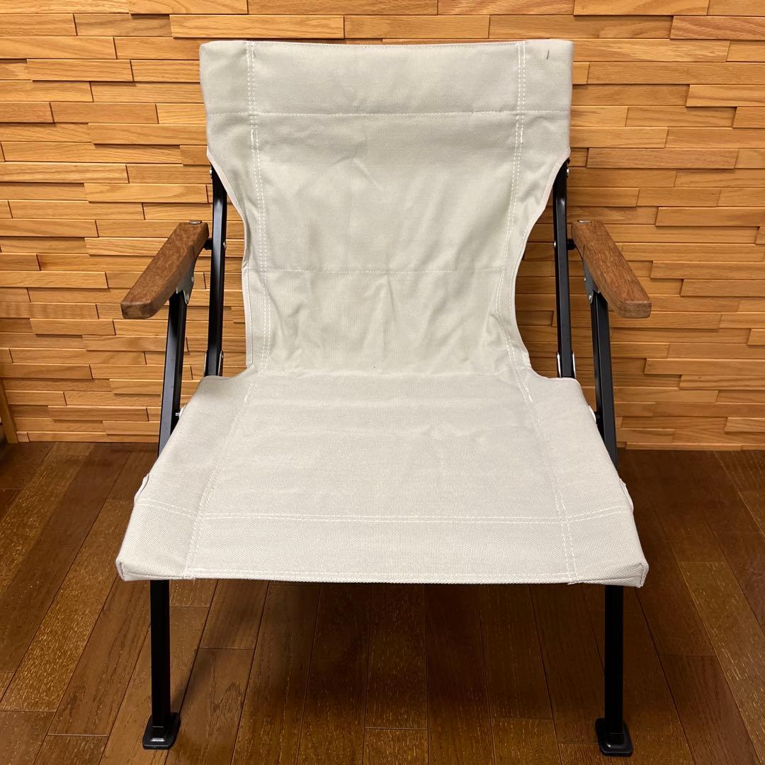  peak ローチェア ショート アイボリー③