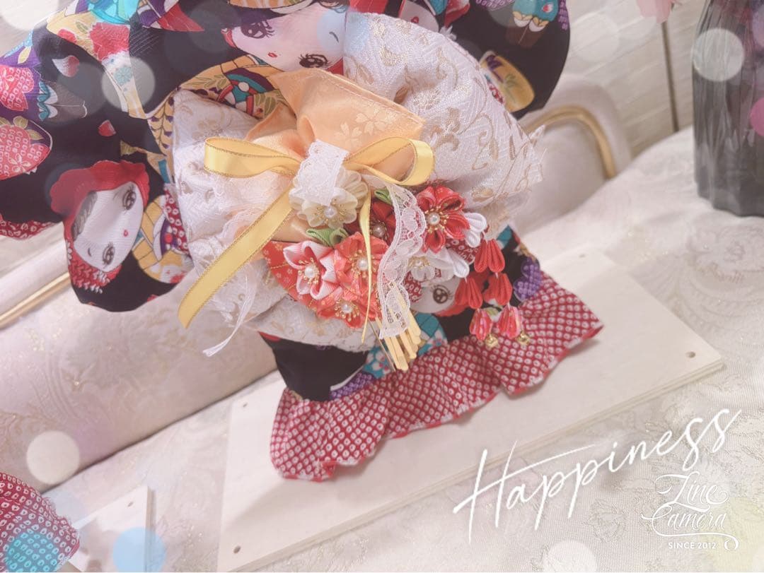 B403,pon2pan2☆オーダー☆犬お着物☆文化人形