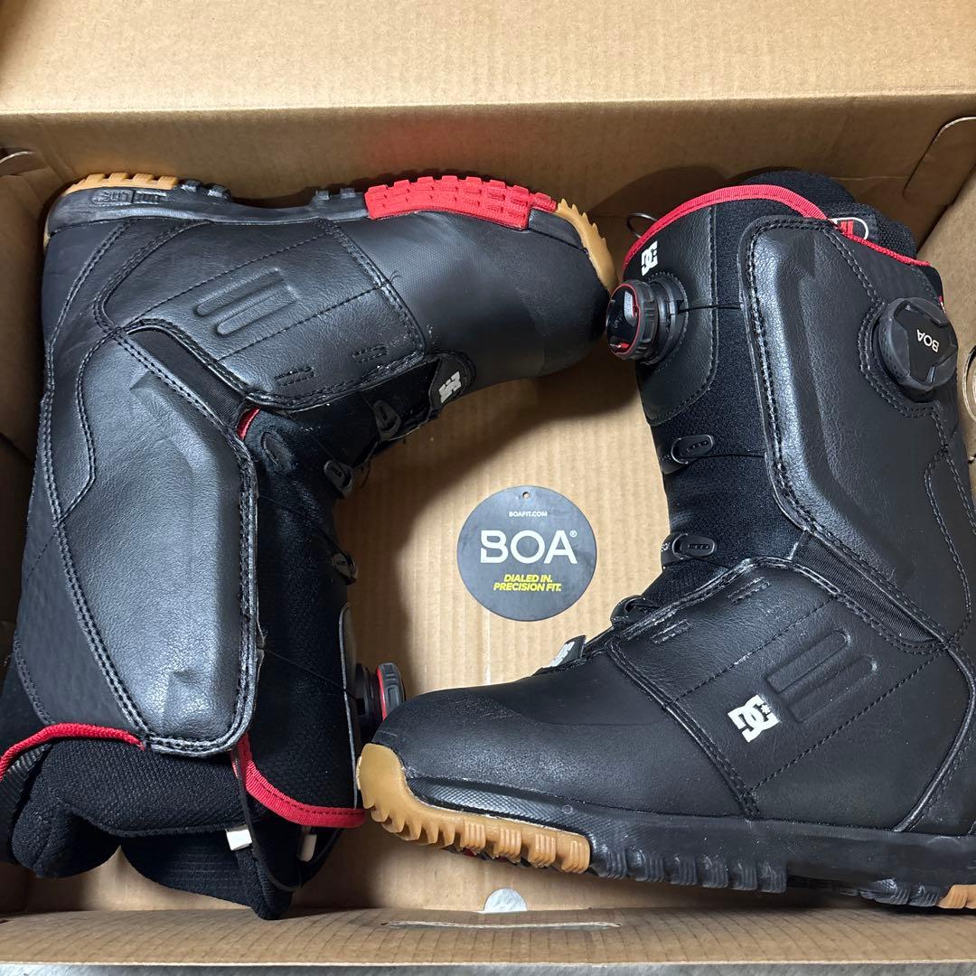 DC BOA スノーボードブーツ ブラック/レッド
