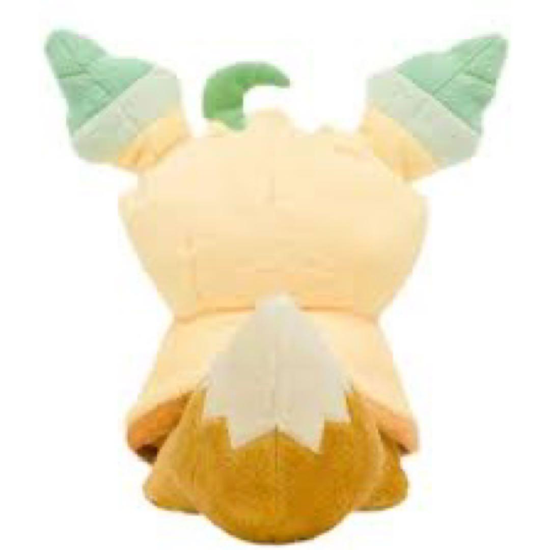 新品タゲ付き⭐️ポケモンセンター限定⭐️ぬいぐるみ　イーブイ リーフィア　ポンチョ