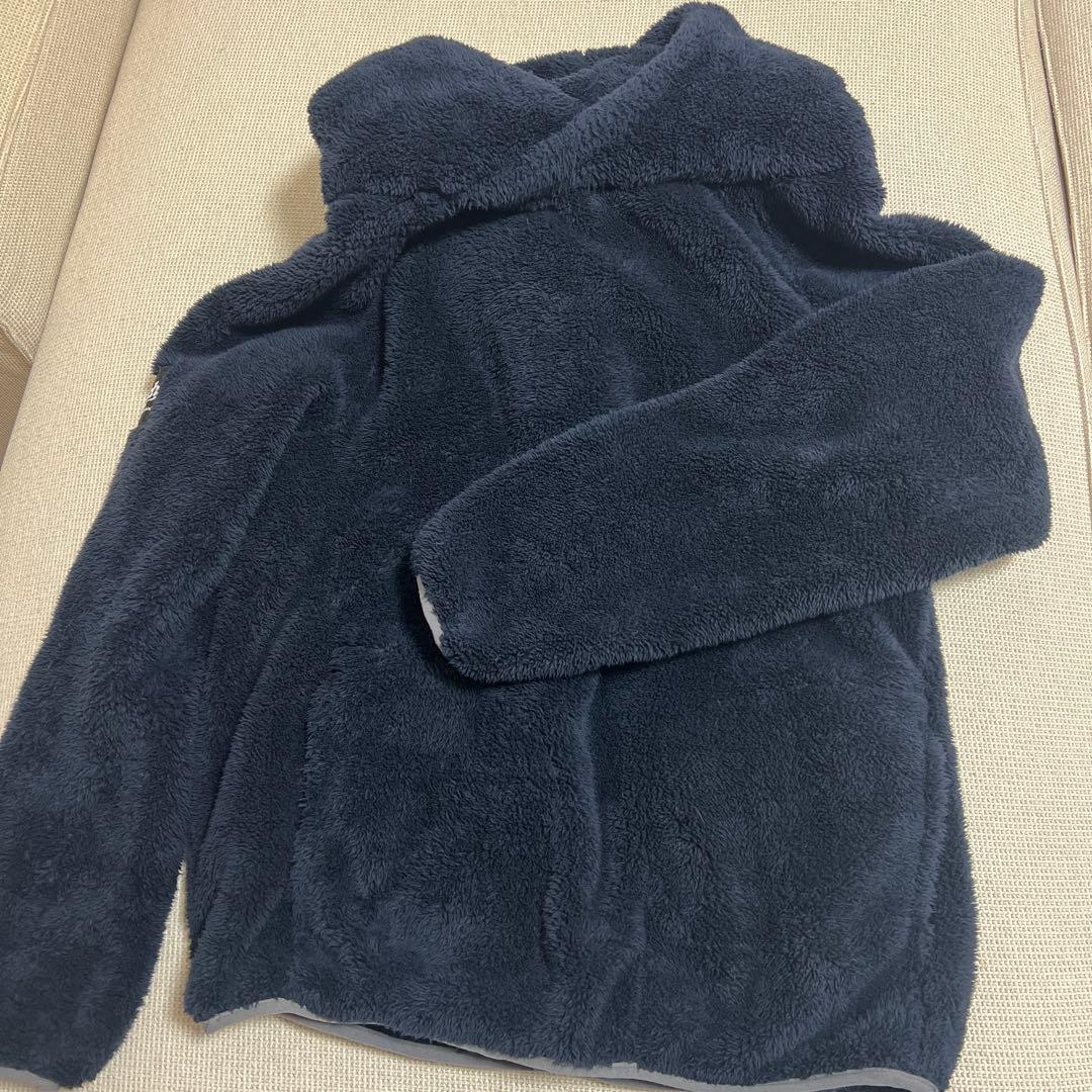 【STCH】 ボアフリース　フーディL ネイビー