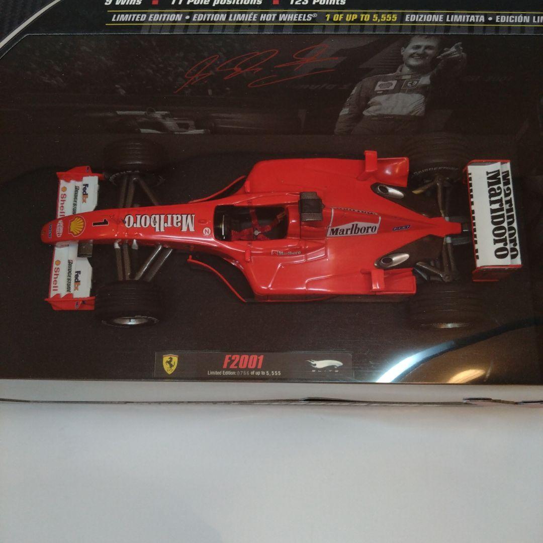 【美品限定】1/18 マテル エリート フェラーリ F2001 M.シューマッハ