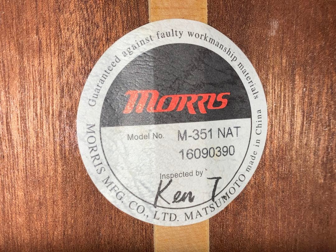 Morris M-351 NAT モーリスアコースティックギター