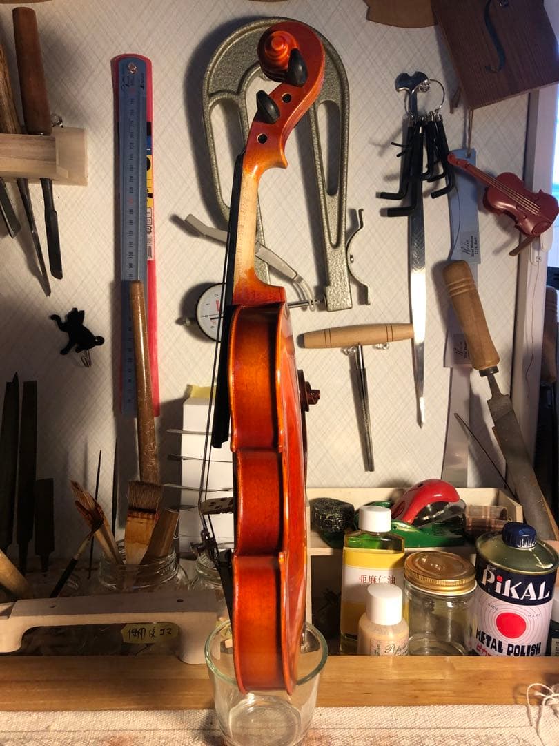 【駒&魂柱調整済】Suzuki分数バイオリンNo220 1/16 1991