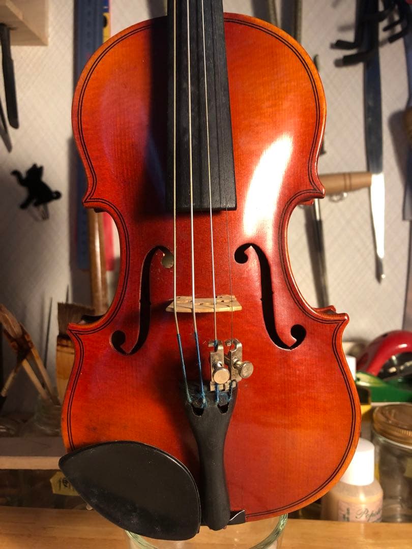 【駒&魂柱調整済】Suzuki分数バイオリンNo220 1/16 1991