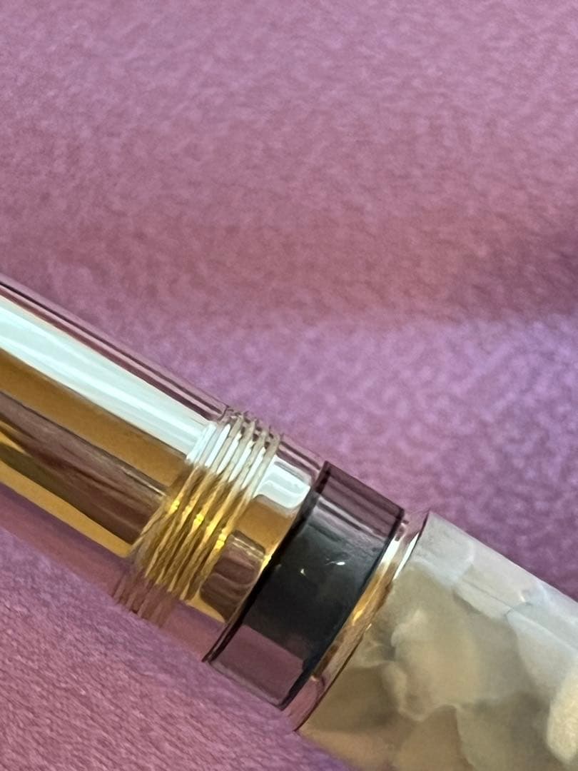 ☆説明確認の上購入してください☆アウロラ 万年筆 オチェアーノ アルティコ F