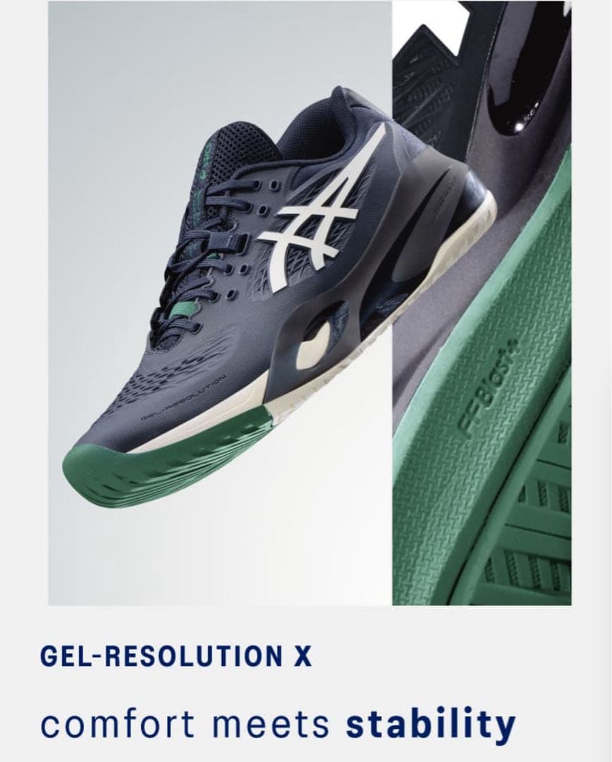 アシックス新品箱入⭐️GEL-RESOLUTION X オールコートテニスシューズ