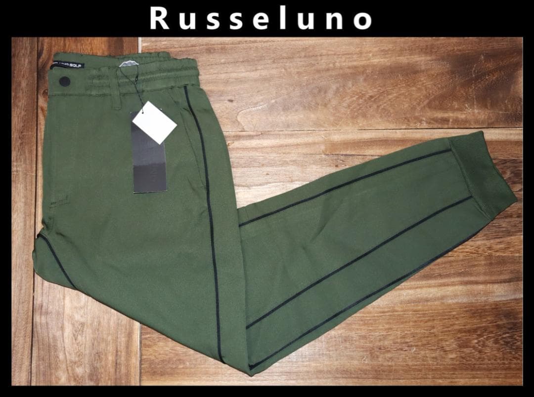 新品 ラッセルノ ゴルフ パイピングライン ゴルフパンツ (6/XL) Ⓗ