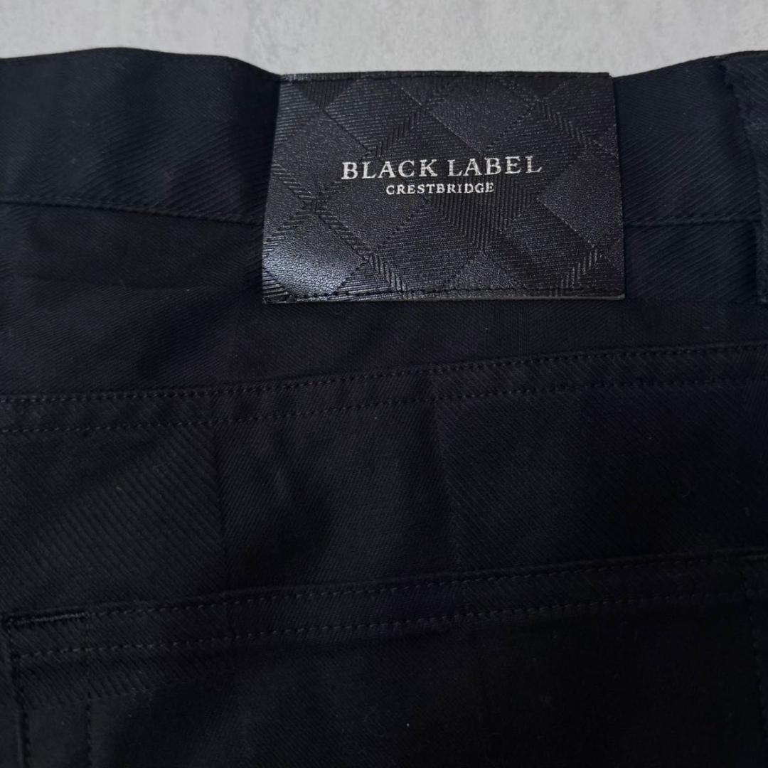 【美品】ブラックレーベル クレストブリッジ シャドーチェック LLサイズ 黒