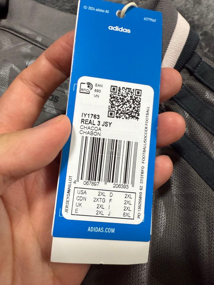 【正規品】Real Madridレプリカ 24-25 3rd 6XL ベリンガム