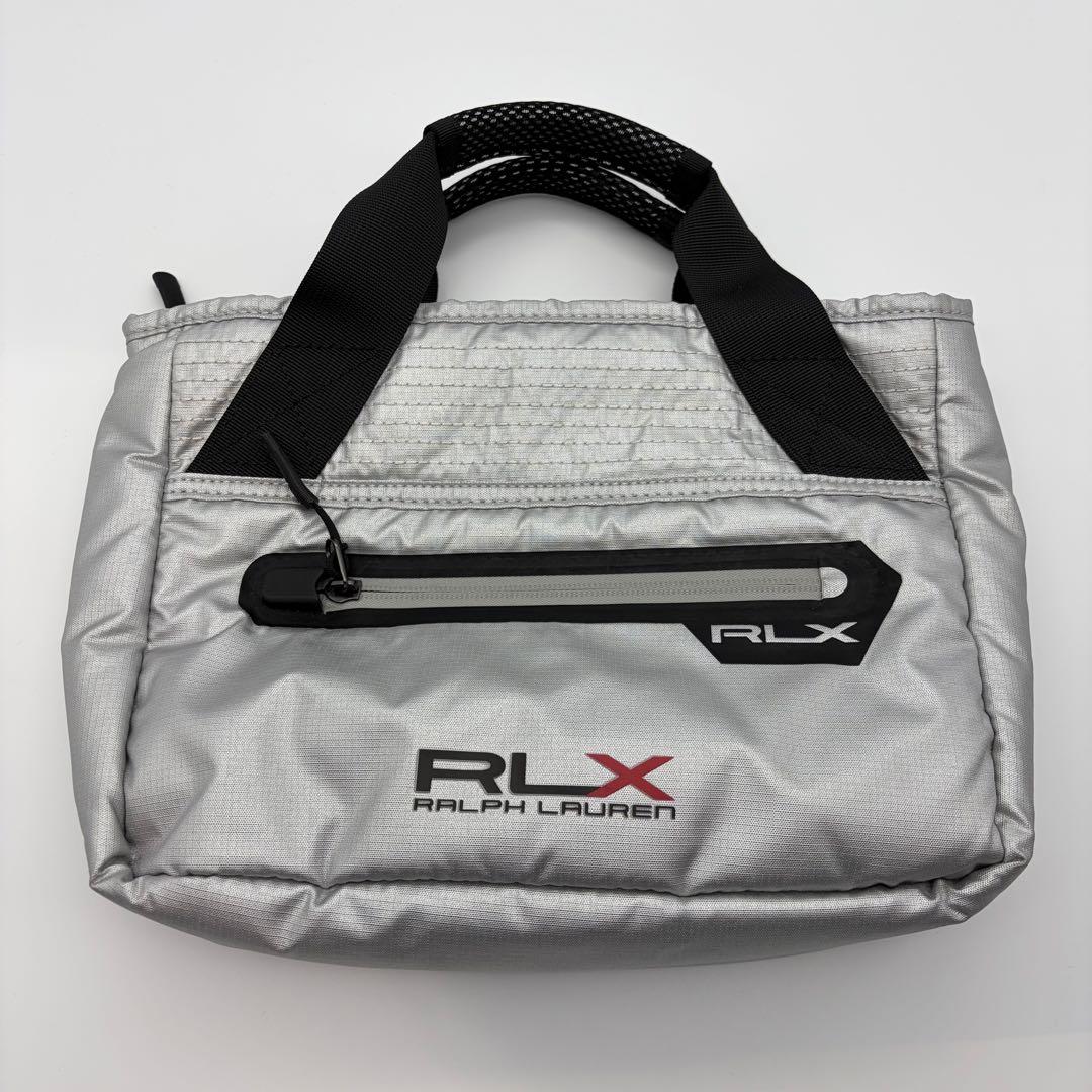【美品】 ラルフローレン RLX シルバー ポーチ ハンドバッグ