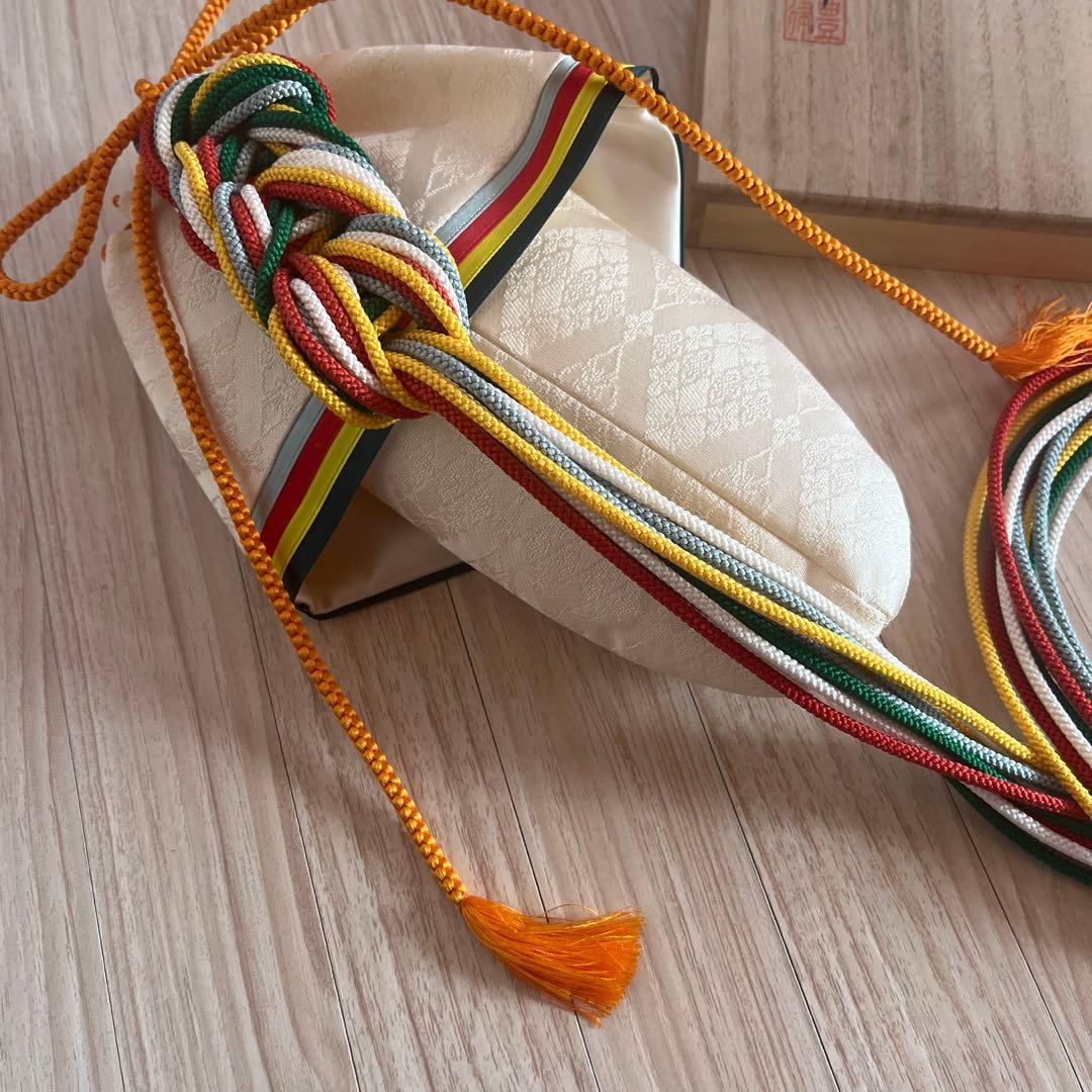 茶道具 袋物師・豊律作 飾り香袋 訶梨勒(かりろく) お正月飾り