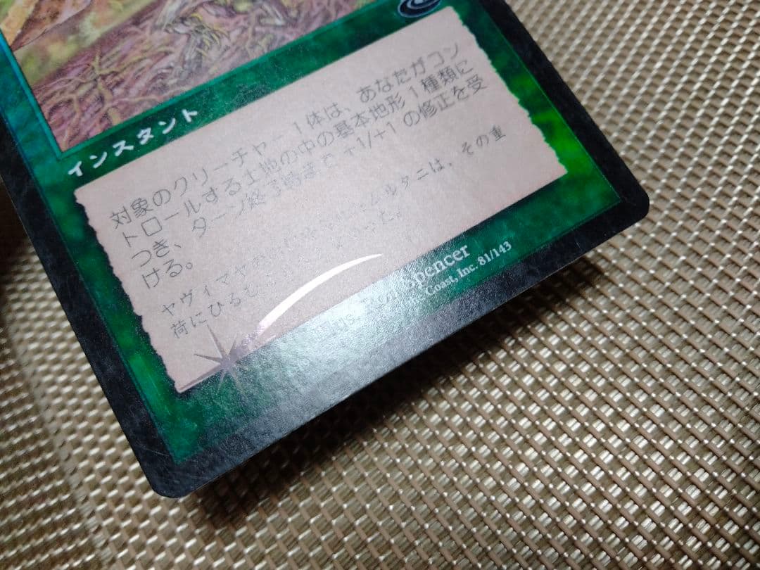 【ご確認用】プレーンシフト foil ガイアの力 日本語 1枚　MTG