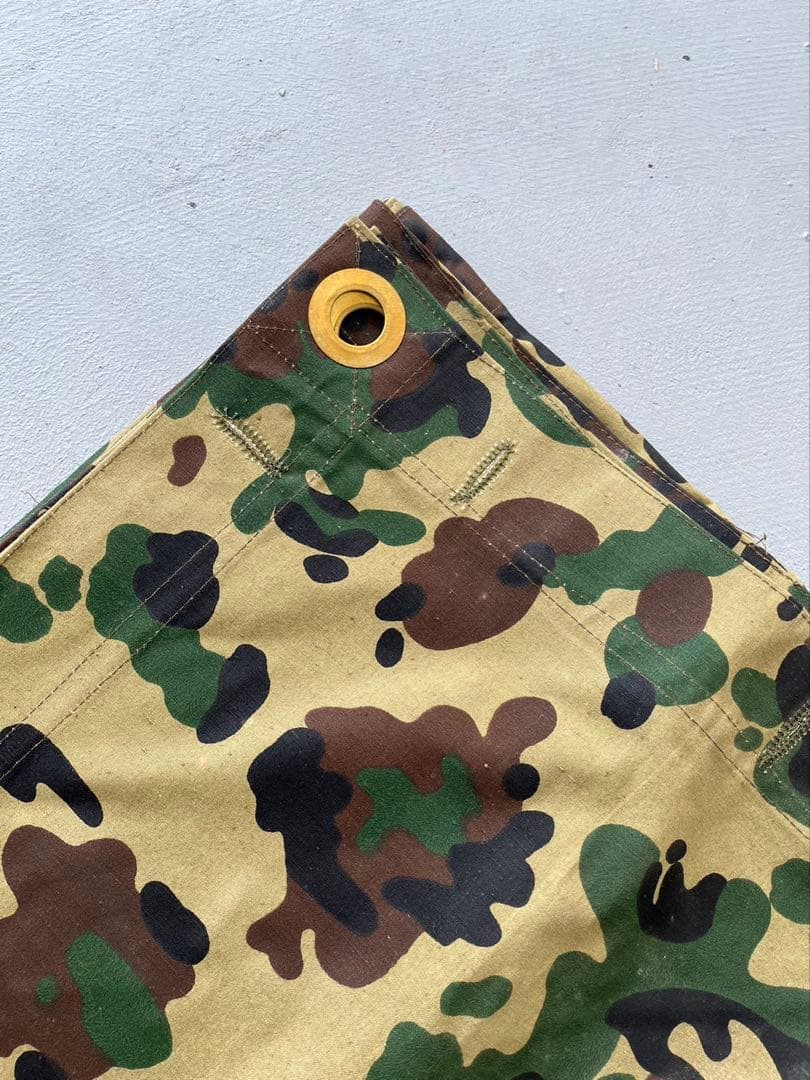 ルーマニア 軍幕　デッド 希少 アメーバカモ デットストック M47 4枚セット